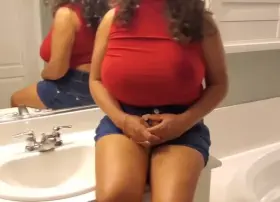 Bouncing them and giving them air ... So you can milk them easily ... Wanna milk them now ...