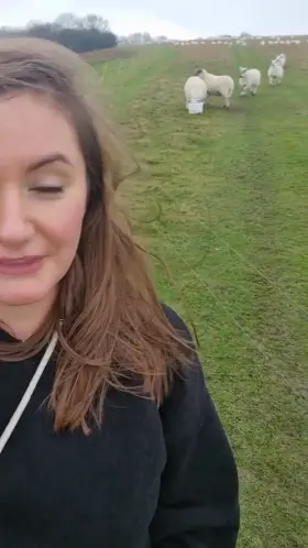 When friends IRL ask if you feel sheepish posting nudes to the Internet, this is the baaaaa-rmy answer you get 🐑🤭 [f]