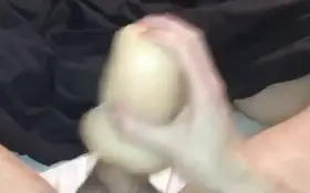 Cumming twice with sleeve