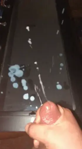 Jerking a big huge load out