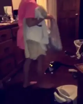 When your friends dare your wife to flash them!