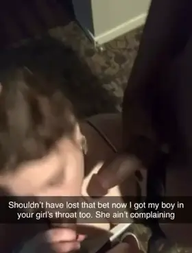 You lost her once she agreed to the bet