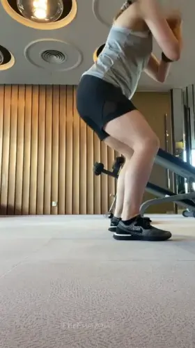 When you get caught by the gym manager. I’m either getting banned or getting a free membership!