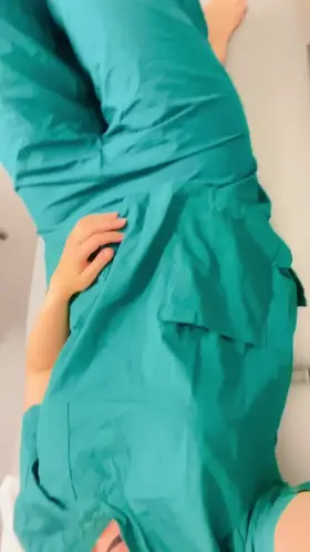 Today under my scrubs I am wearing... 😉