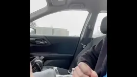 Trucker drove up by me 3 times checking out my dick. Guess he liked lol