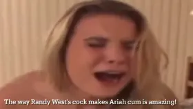 Lustful blonde Ariah can’t stop orgasming on his cock.