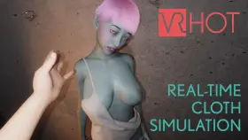 Real-time Cloth Simulation in VR [VR HOT]