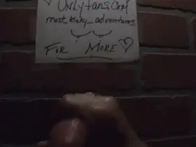 Glory Hole handjob through brick wall by mskinky 🔥🔥🔥🔥🔥 MUST SEE VIDEO! 🥵🥵