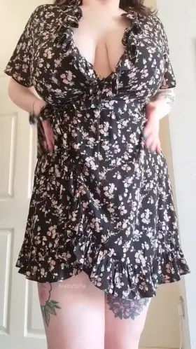 Wanna see the curves hiding under my dress?