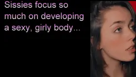 Yet another thing for you to practice, sissy!