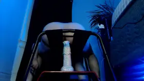 Its fun bouncing on this chair, especially with a huge dildo ;)