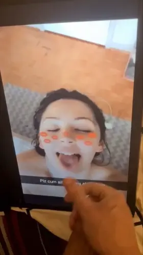 nice facial for hot gf