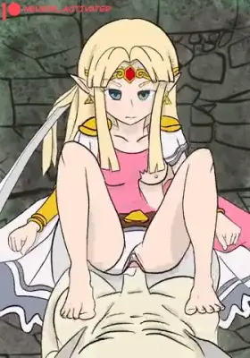 Zelda impaled by Sephiroth