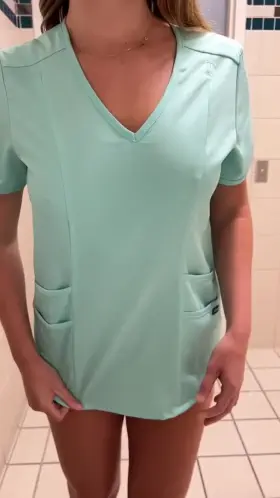 Will you join me for some lunchtime titty play in the hospital