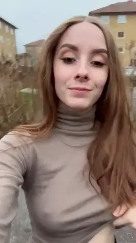 I used to be too shy to take nudes at all, now I take them outside where all my neighbours can see 😏 (reveal)