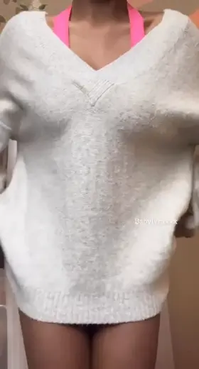 Tits so big you can see them from behind!!