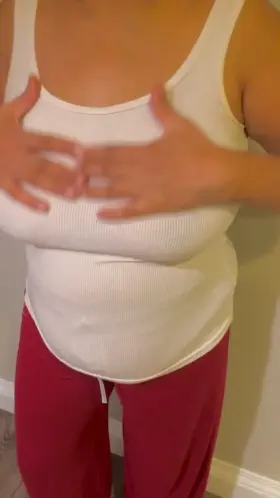 Should I drop these 34Gs on your throbbing dick ... And make him cum all over me ...[drop]