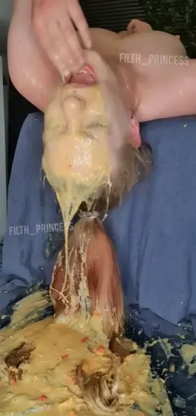 cover this pretty face in filth