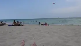 Bottom falling off at the beach
