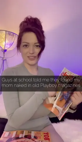 Mom Shows Me Her Old Playboy Centerfolds