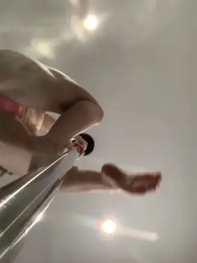 Ever seen a pole dancer from this angle?