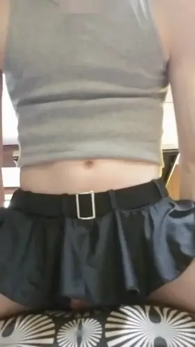 short skirt popup selfsuck slurping