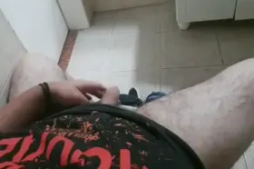 Soft to semi hard phimosis dick :)