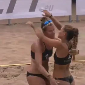 Volleyball player Nerea Ruizz. getting her ass spanked after a good game