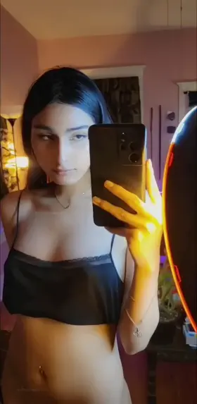 I may look mean but I promise I'm just another cock hungry slut 🥺