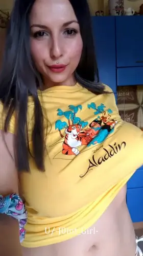 If you think my shirt is cute, wait for the boobs (OC)