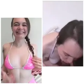 Social experiment: seeing how many earlybirds think I'm just as cute sucking cock as I am flashing my tits 🤭💖😈