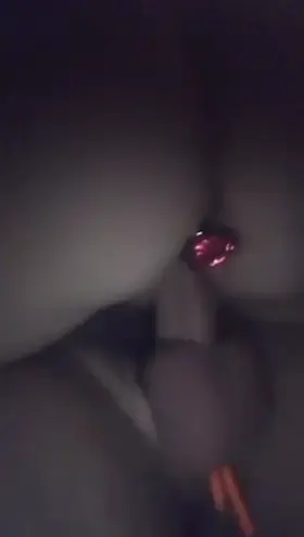 Wrapping around him while I ride him with my plug in.