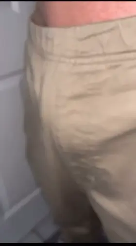 Freeballed to work today. Customers kept staring at my bulge 😅