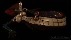 Monster Snake masturbate (Janner3D)