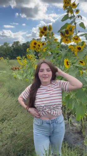 A good way to end my trip to the sunflower field 😉💛