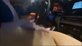 Got a little horny in the UBER 😈 sorry santa to be a horny naughty girl