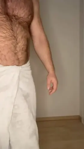 This evening i lift the Towel