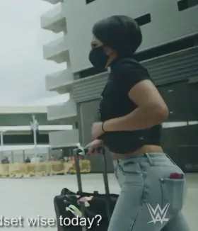Bayley in jeans