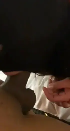 Sucking it while before it grows