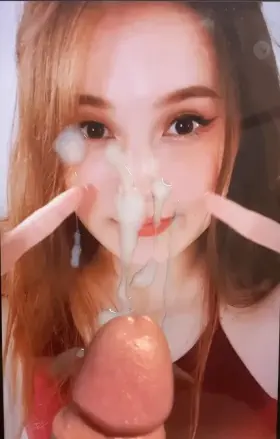 Tina gets her face covered