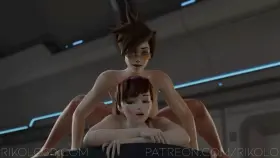 Futa Tracer dominate Dva (Full Version )(Rikolo)[overwatch]