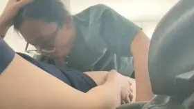 My classmate came over to study but ended up fucking my mouth 🤓