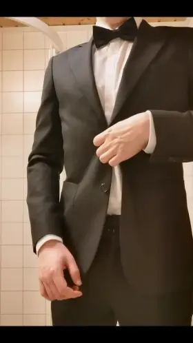 Sneaky off at the party