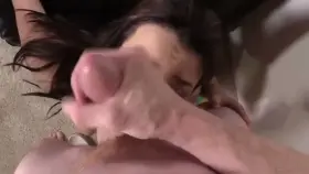 [Honey - BRCC] Totally Adorable Brunette Gets Initiated Into The Porn Biz With A Thick White Load