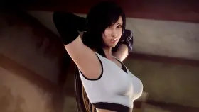 Tifa welcomes all in the name of charity (AyyTeeThreeDee / AmateurThrowaway) [Final Fantasy]