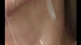 Absolutely plastered with cum