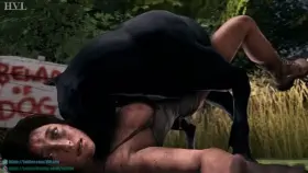 Lara in trouble (HVL) [Tomb Raider]