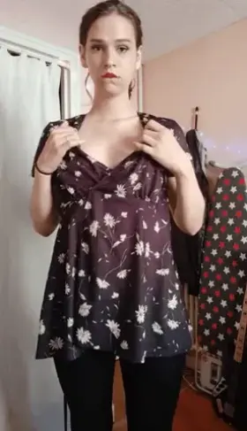Presenting my tits to you, do you approve?