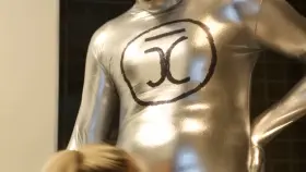 Violet giving Ave Man head after a shower (OC)