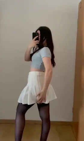Upvote, If I should pull up my skirt